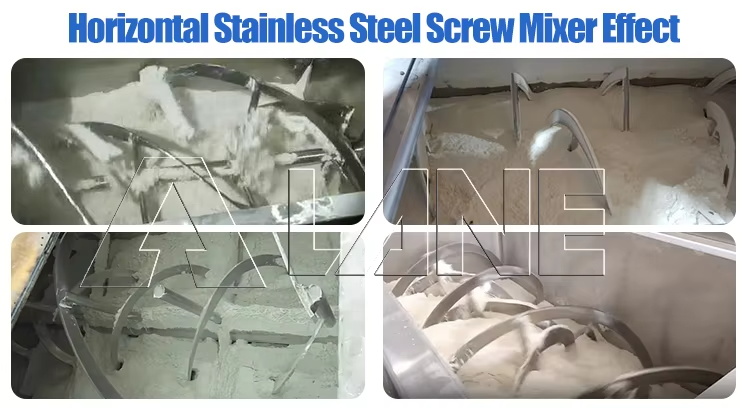 Stainless Steel Horizontal Screw Belt Mixer-2