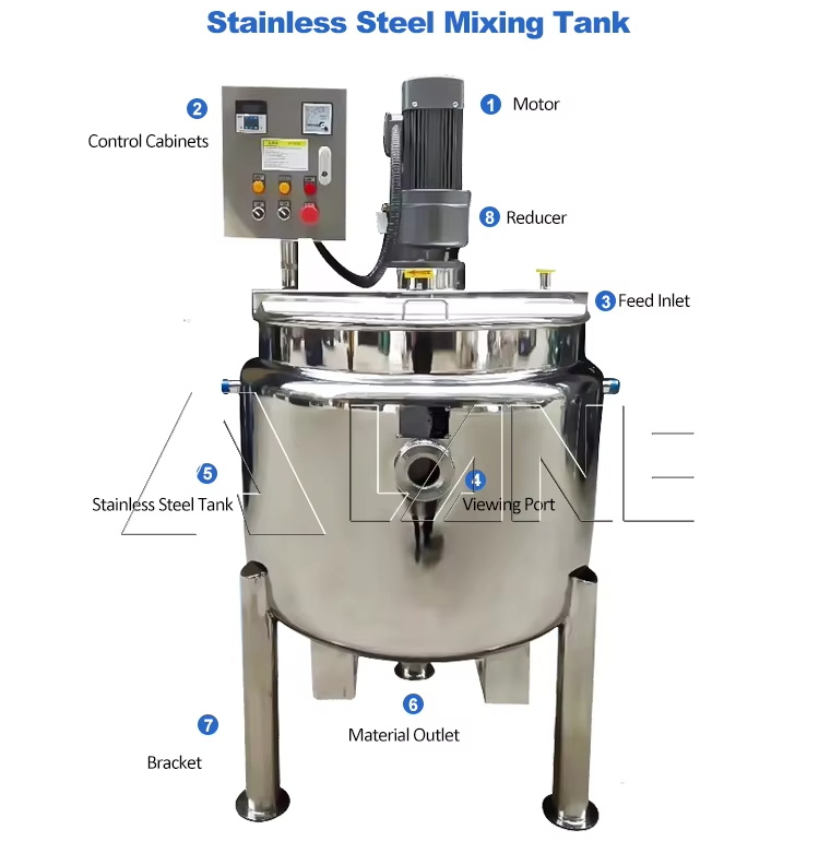Stainless Steel Mixing Tank-3