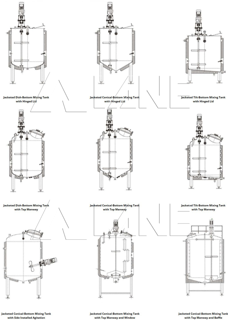 Stainless Steel Mixing Tank-1