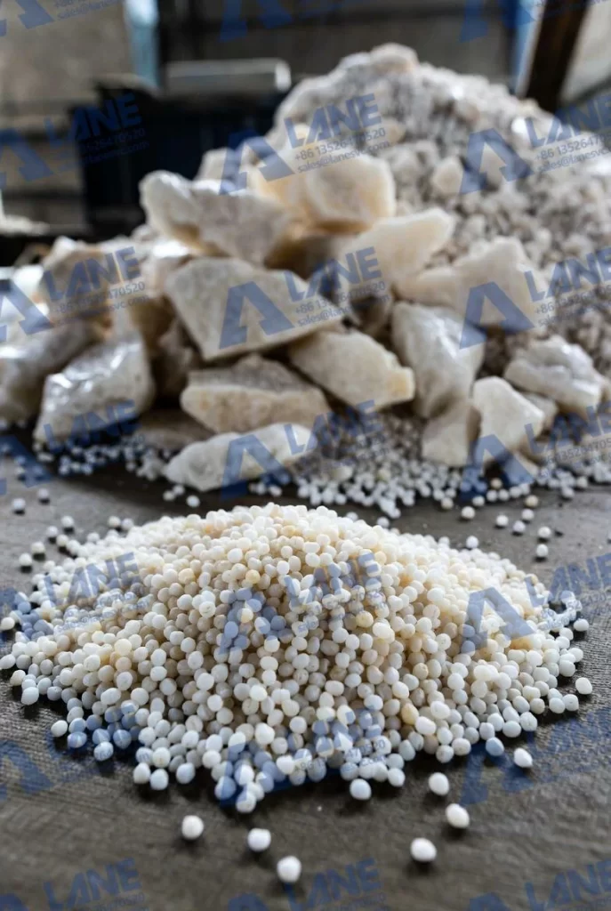 phosphate crusher and mixer for MAP fertilizer