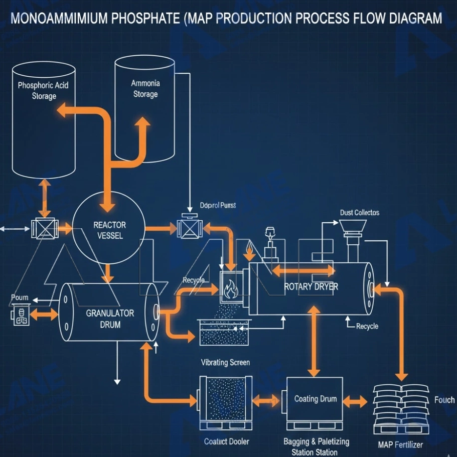 Industrial MAP Production Solution: Advanced Technologies for Large-Scale Monoammonium Phosphate Plants