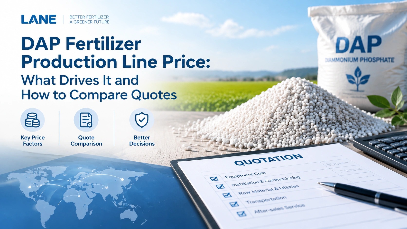 DAP Fertilizer Production Line Price: What Drives It and How to Compare Quotes